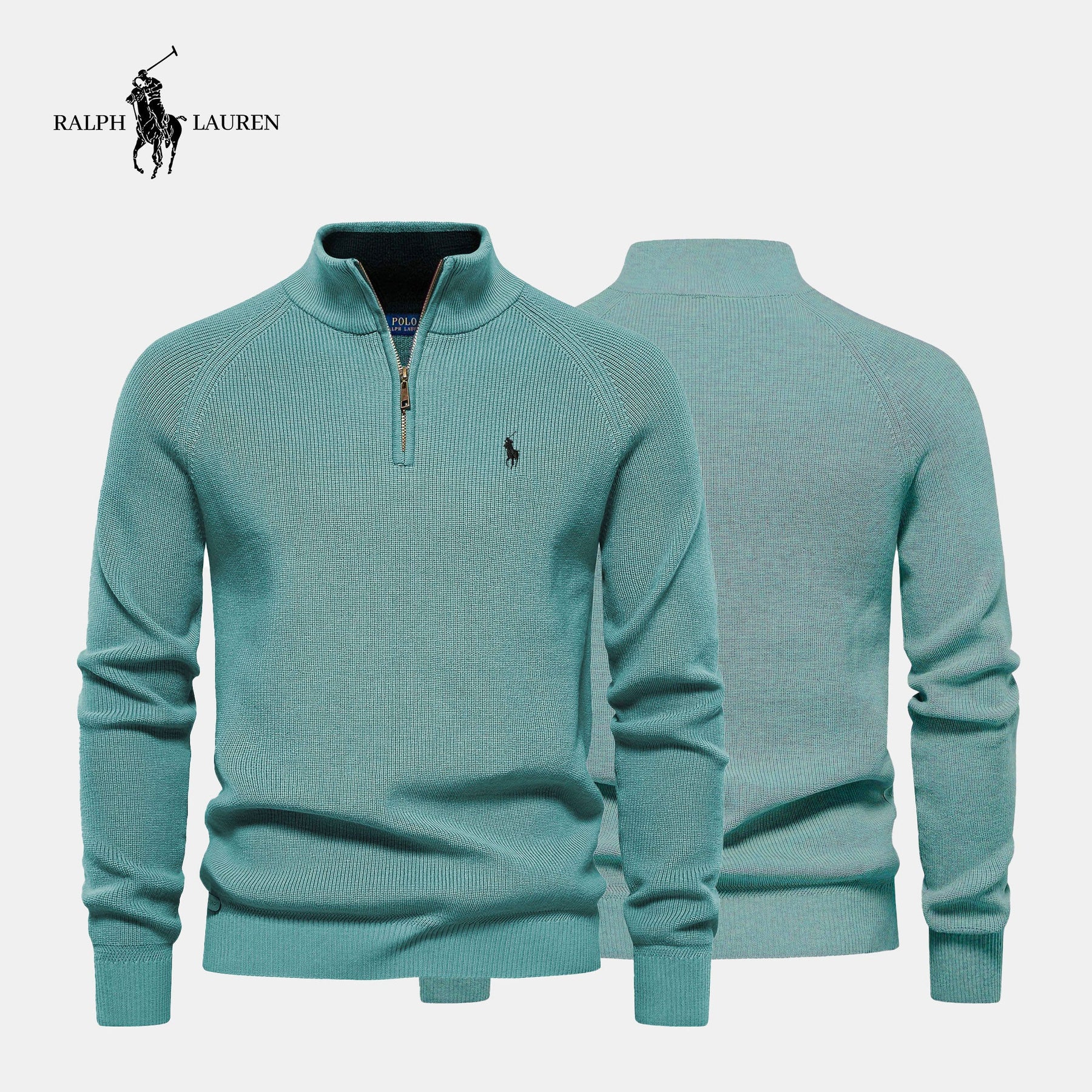 Pull Col Zippé R&L (DÉSTOCKAGE)