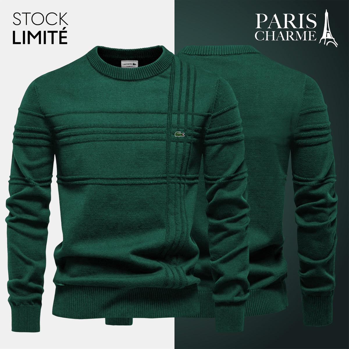 Pull Homme Texturé LC™ (DÉSTOCKAGE)